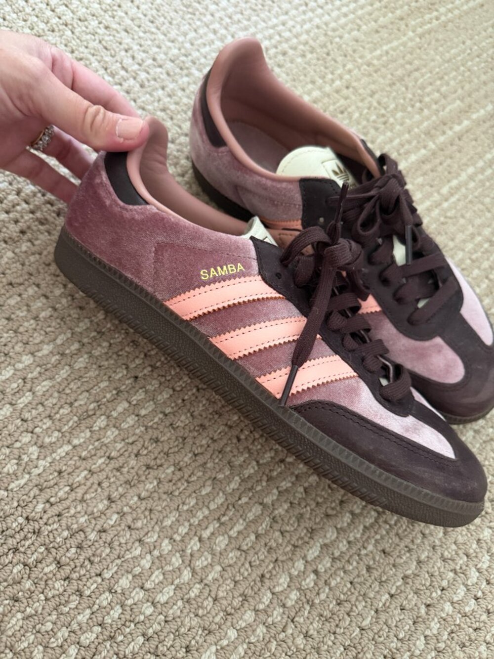 Adidas Women's Samba OG Sneaker in Warm Clay, Size 9 - Picture 4 of 5